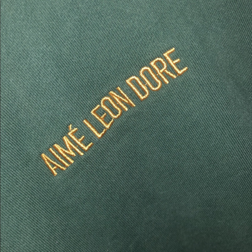 Aime Leon Dore Logo Hoodie - Green